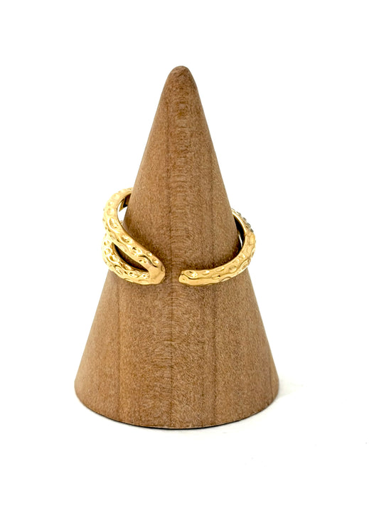 Anello Incrocio con Serpente