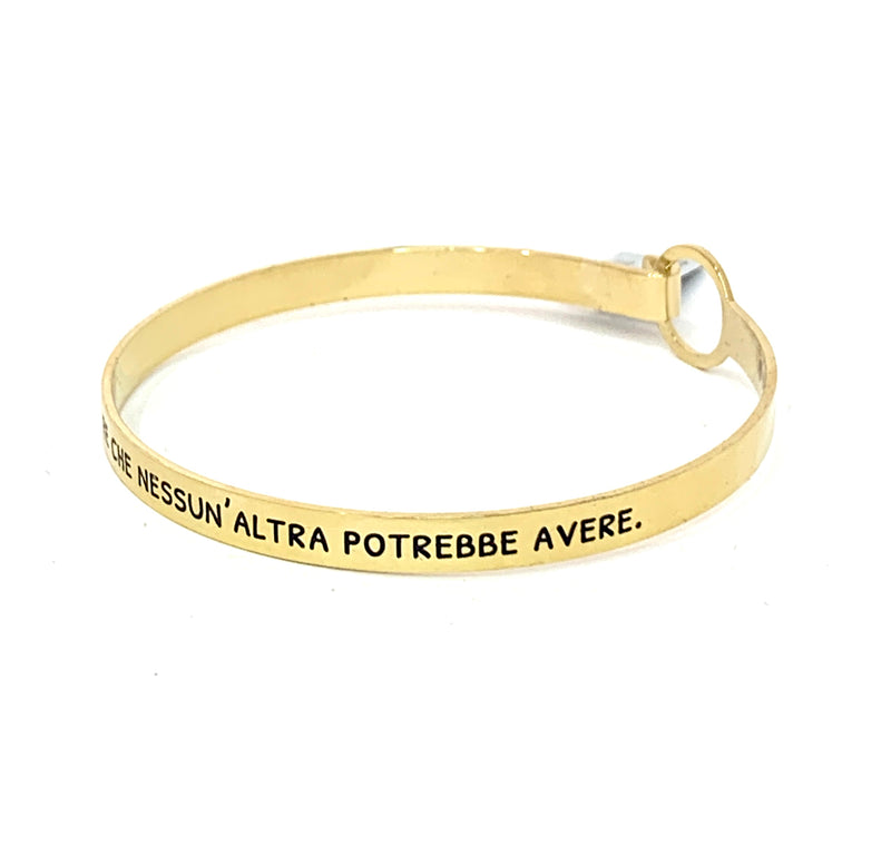 Bracciale Manetta Frase