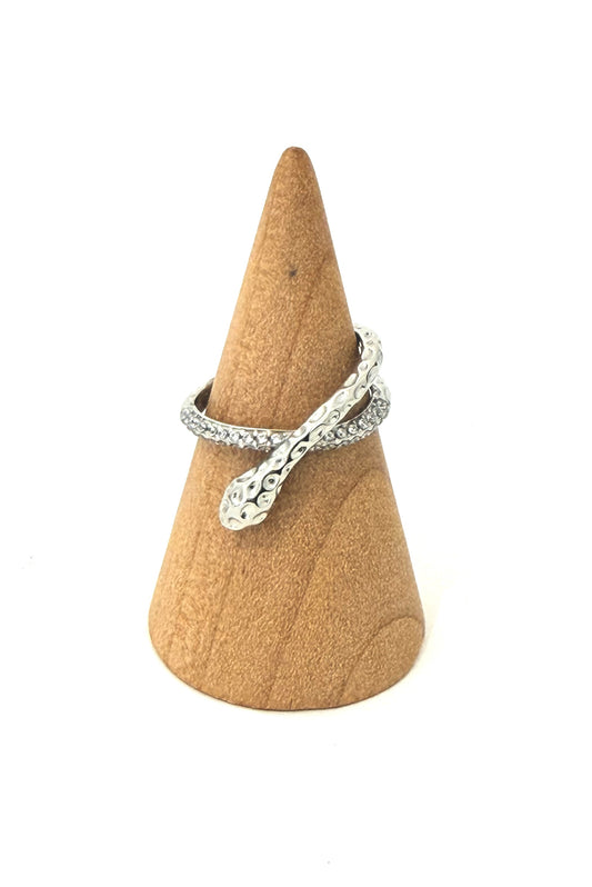 Anello Incrocio con Serpente