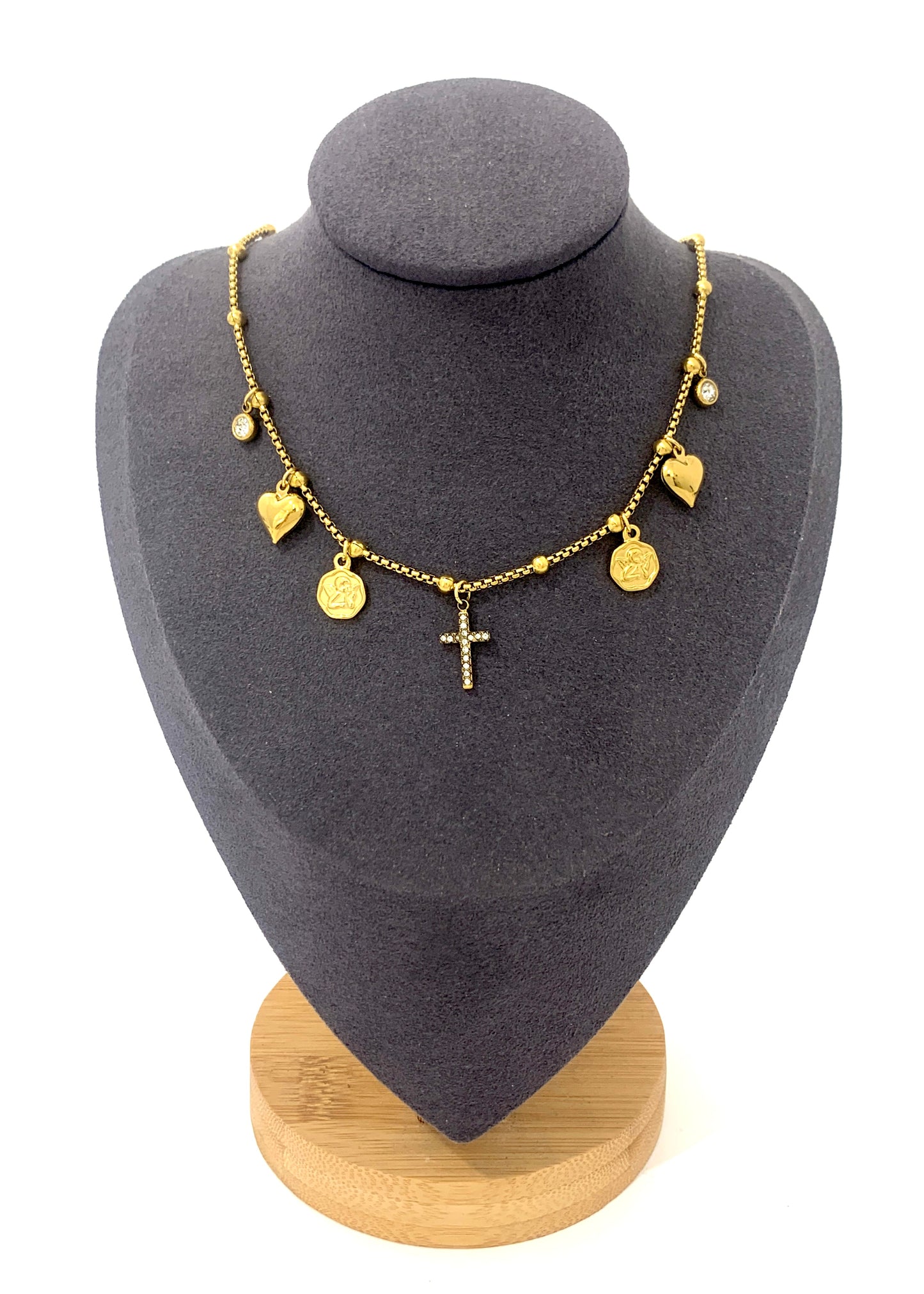 Collana Faith multi Charms