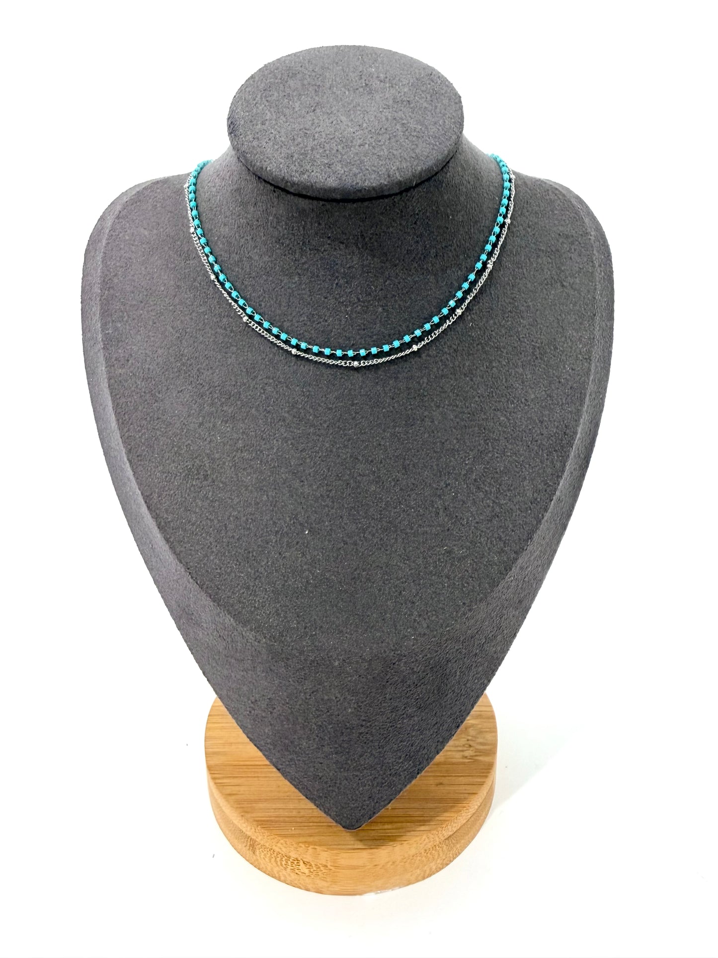 Collana doppia Turchese Mini