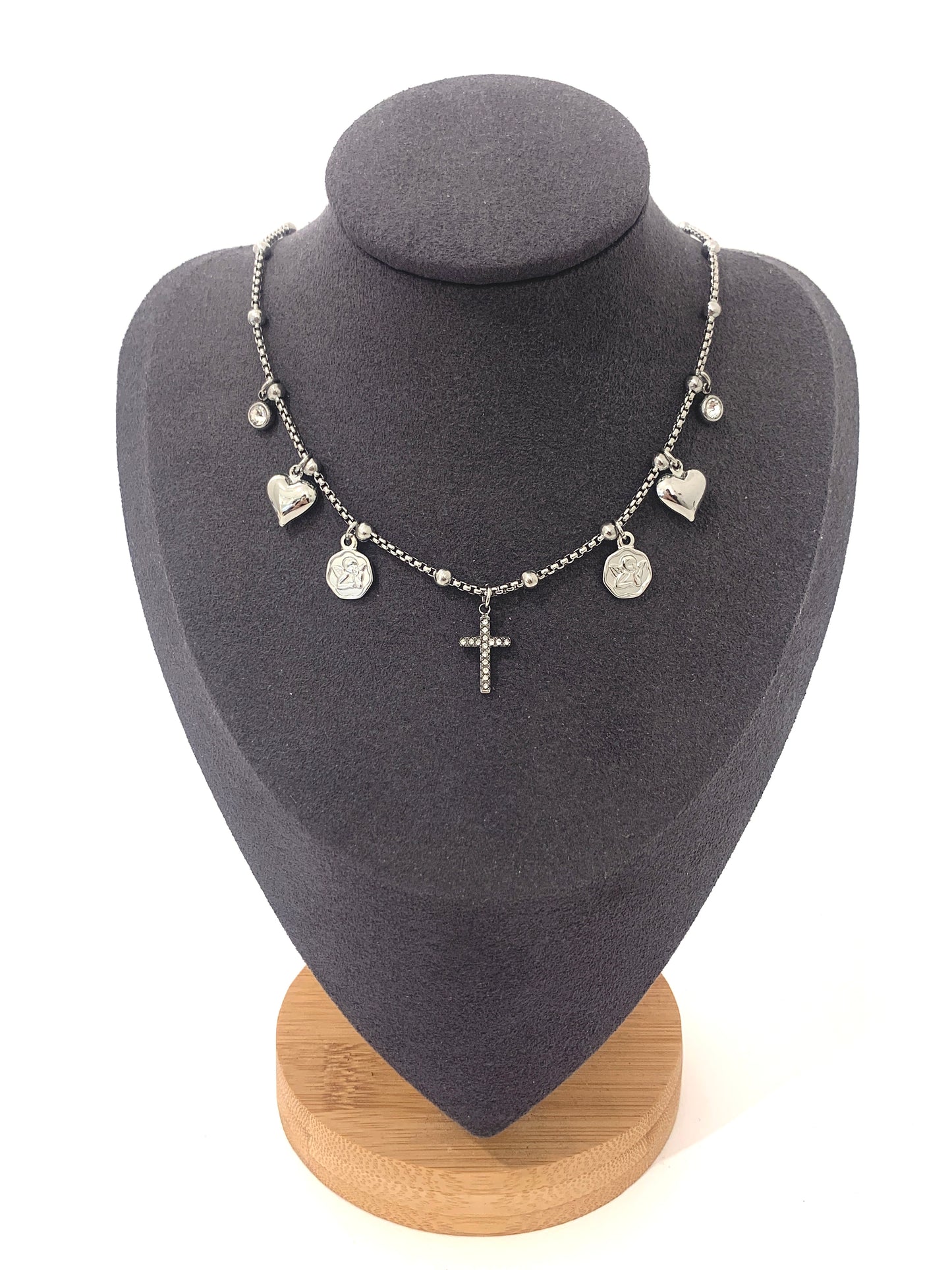Collana Faith multi Charms